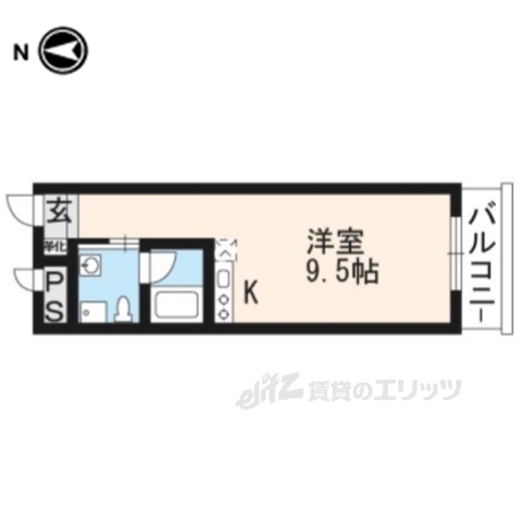 Ｇ－Ｄｅｓｉｇｎ京都西院の間取り