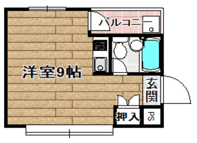 高槻市緑町のマンションの間取り