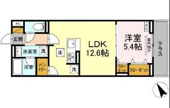 船橋市印内のアパートの間取り