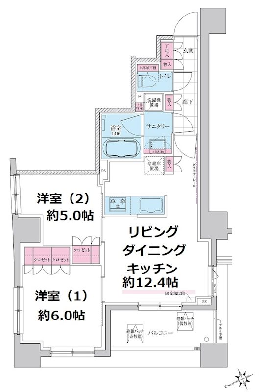 【ステラメゾン三軒茶屋の間取り】