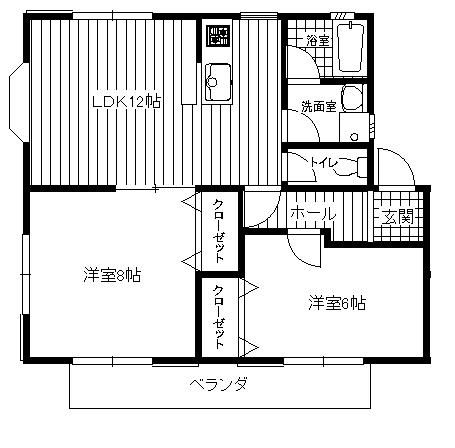 サンメルシーＣの間取り