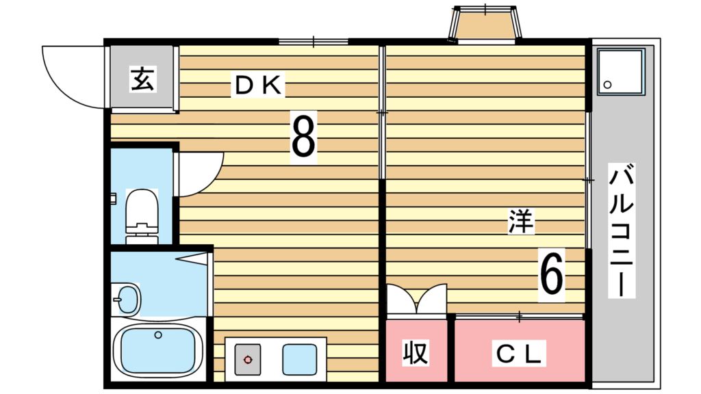 Kコート兵庫の間取り