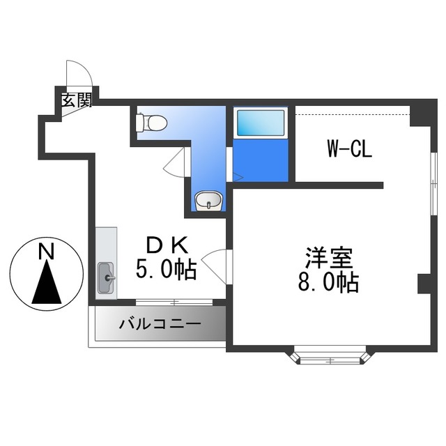 マンション　ル・エーテ２０の間取り