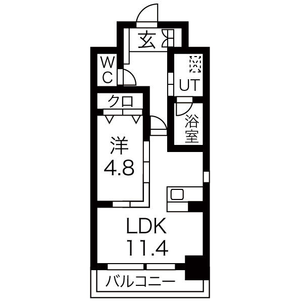 GK fan レジデンスの間取り