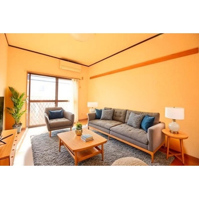 居室・リビング　写真内の家具・家電はＡＩイメージです