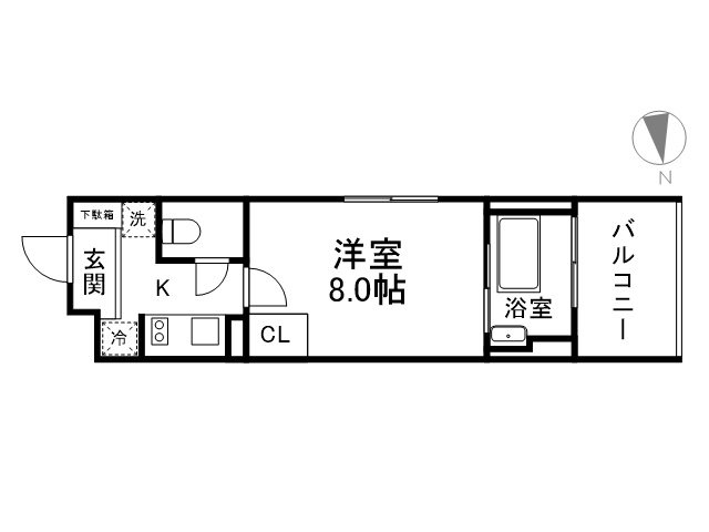 （仮称）STANDZ衣笠街道町の間取り