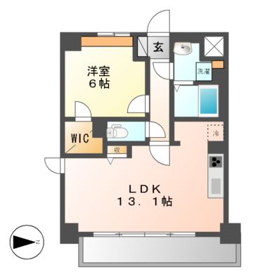 グリシーヌ栄の間取り