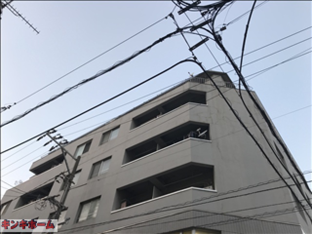 広島市中区十日市町のマンションの建物外観