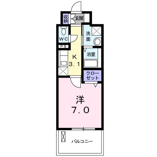 ユニゾンスクエアの間取り