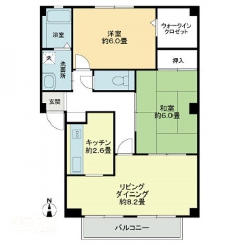 【フォブール泉川の間取り】