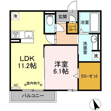 ラヴィベール　IIの間取り