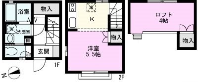 エスポワールわらび参番館の間取り