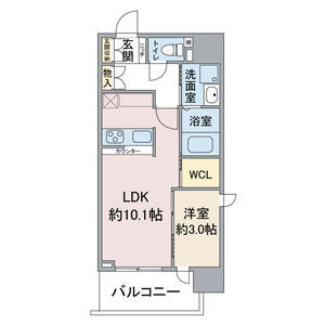 スリーアイランドタワー名駅太閤通の間取り