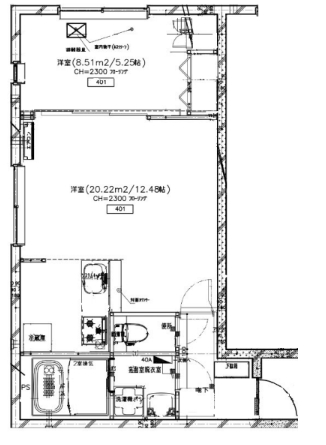 【練馬区豊玉北のマンションの間取り】