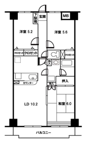 ベリエ本郷の間取り