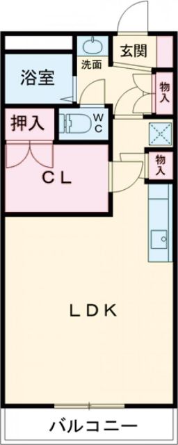 高砂ハイツ石原１の間取り