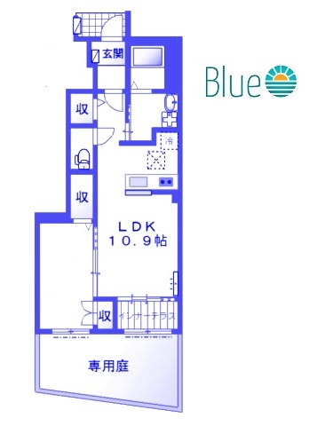 横浜市保土ケ谷区上星川のアパートの間取り