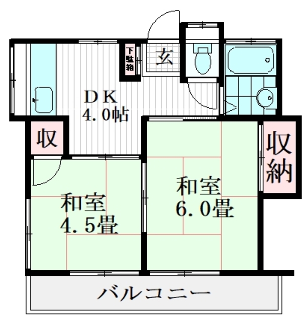 コーポ飯島の間取り