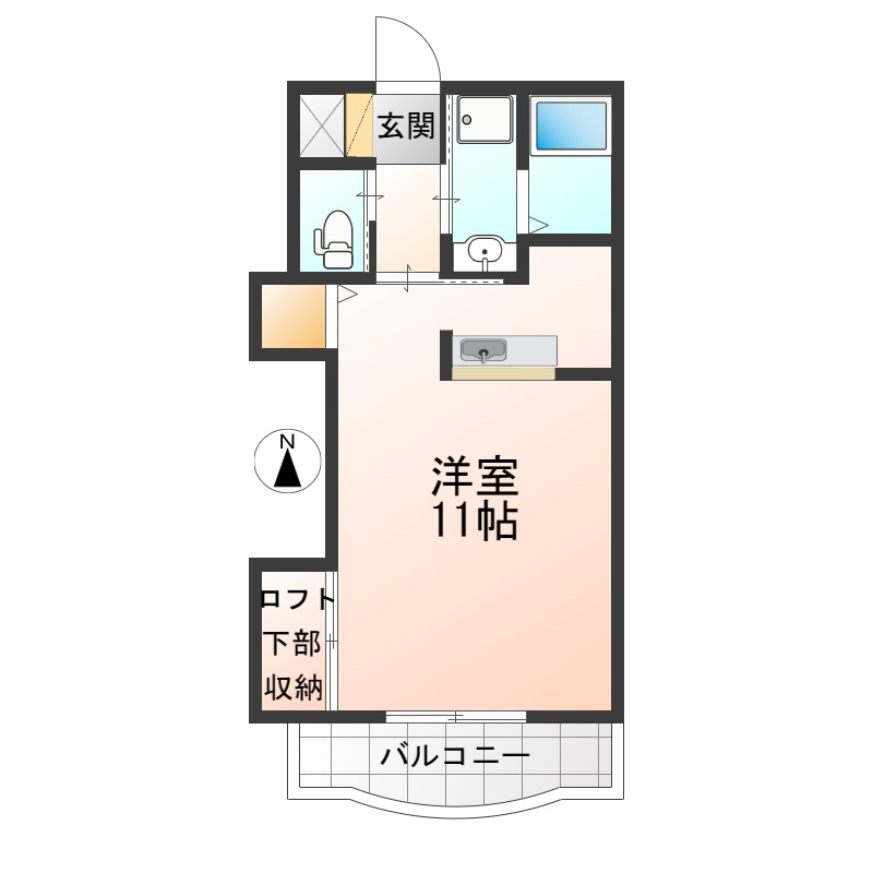 エイペクスアライの間取り