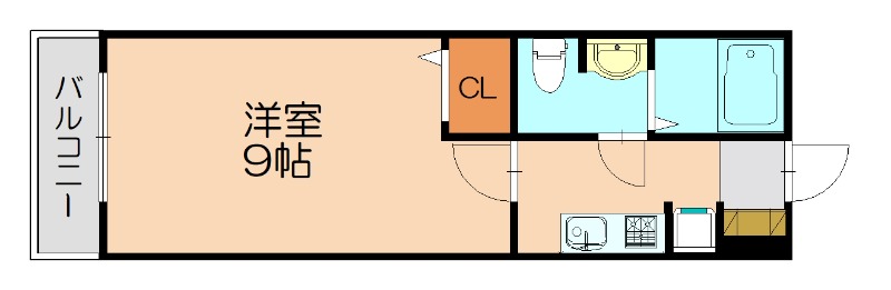 シングルコート23の間取り