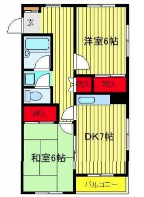 メゾン胡録台の間取り