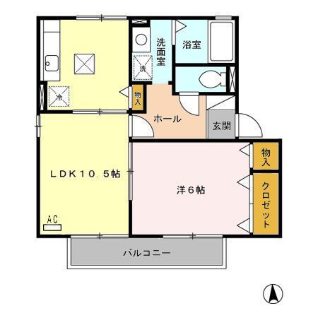 ホープヒル横尾の間取り