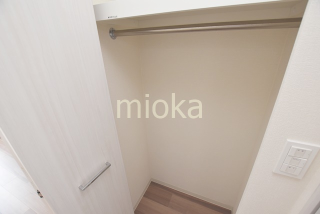 収納　たっぷりとした収納スペースです