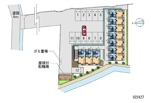 駐車場　配置図