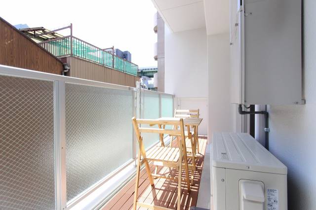 バルコニー　バルコニーも広く使えます