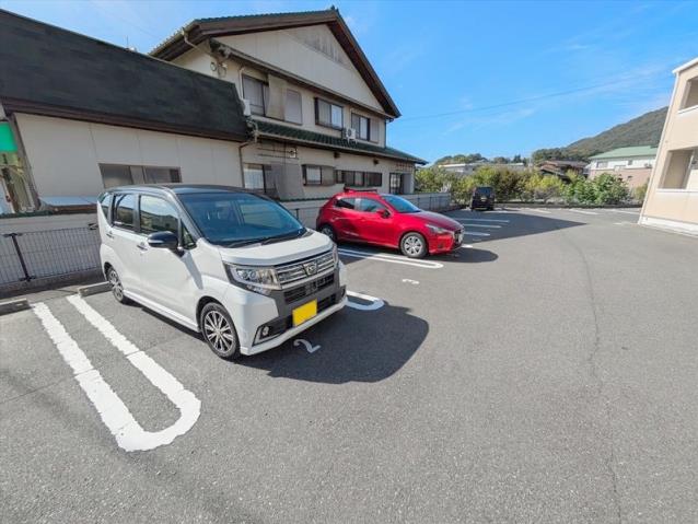 駐車場　眺望
