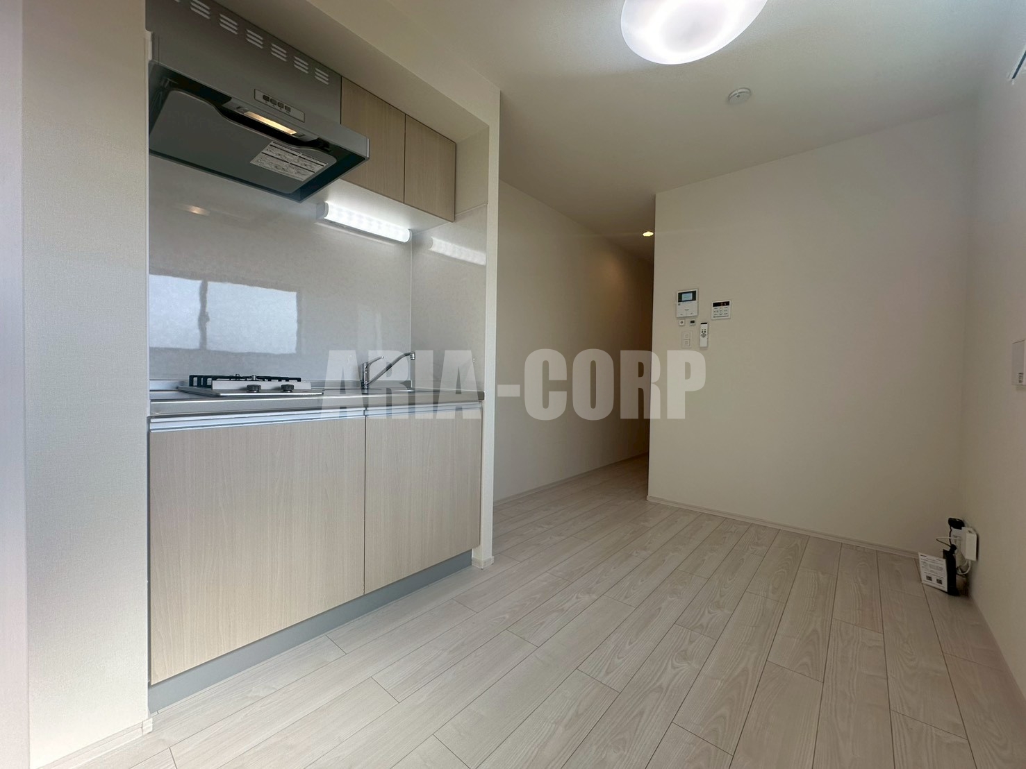 居室・リビング　白を基調としたお洒落なお部屋！奥行きたっぷりの空間です♪