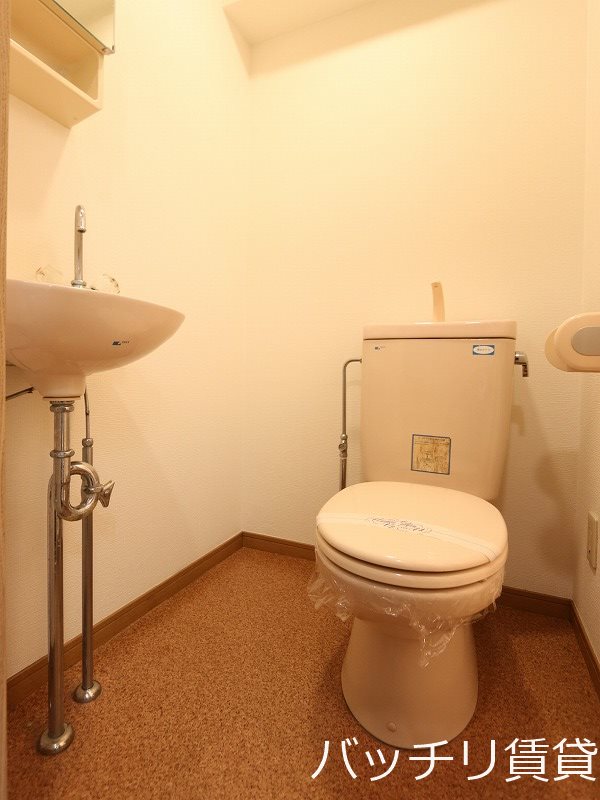 トイレ　別号室の画像。現況を優先します。