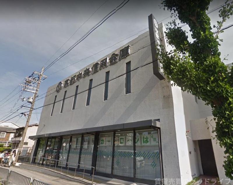 銀行　京都中央信用金庫山科中支店（銀行）まで584m