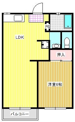 フォーブル大東の間取り写真