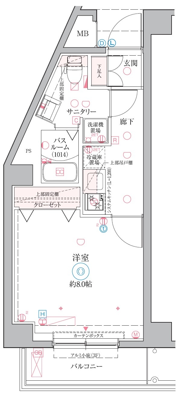 クレヴィスタ戸田の間取り写真