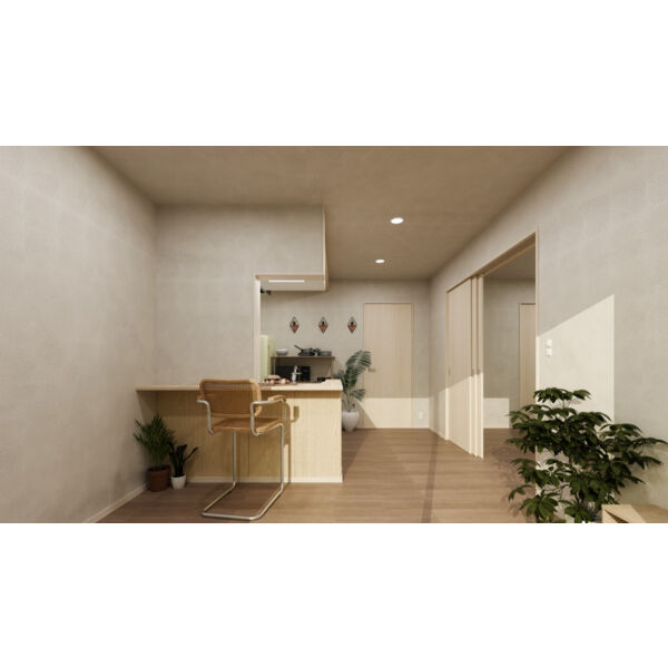 居室・リビング　完成予想パース