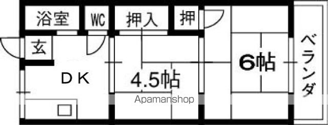 門野マンションA棟・B棟の間取り写真