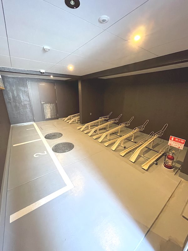 セキュリティ　駐輪場