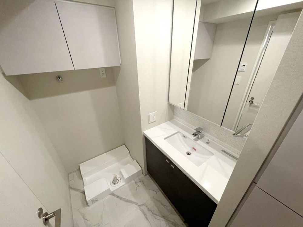 洗面設備　同タイプ別部屋です