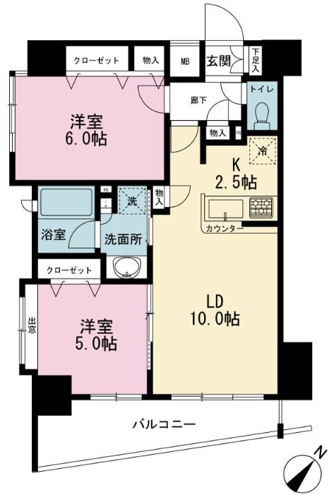 日神パレステージ巣鴨の間取り写真