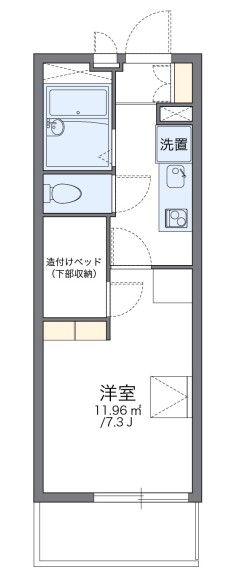 レオパレスInteristaの間取り写真