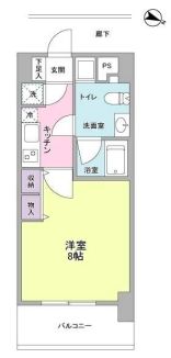 地下鉄中央線 阿波座駅 徒歩3分 12階建 築19年の間取り写真