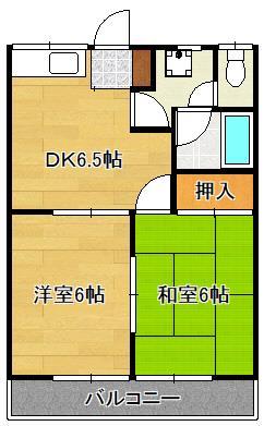 サンハイツノブIIの間取り写真