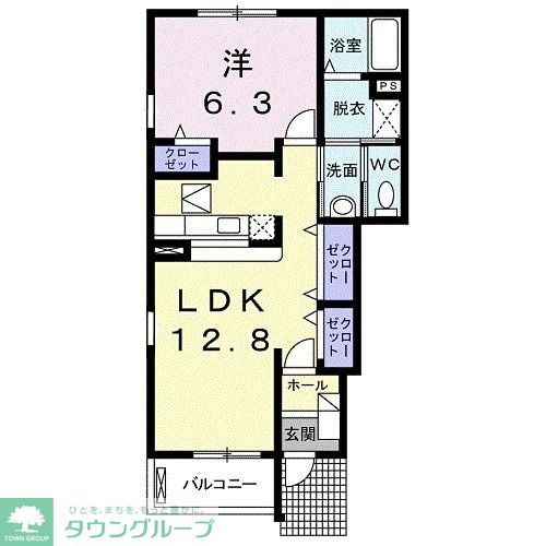 ＪＲ横須賀線 東戸塚駅 バス乗車時間：15分 最寄りバス停で下車 徒歩4分 2階建 築17年の間取り写真