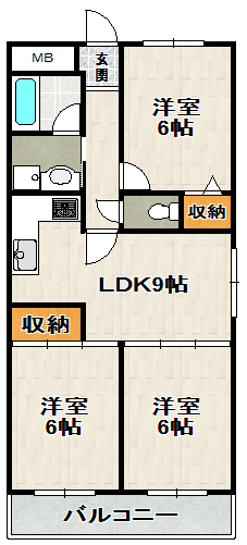 エル長春園の間取り写真