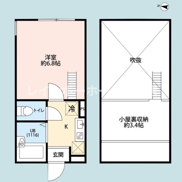 ベルメール中央林間の間取り写真
