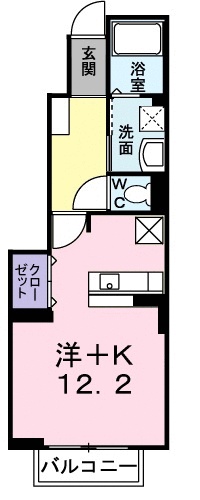 ハーベスト スクエア壱番館の間取り写真