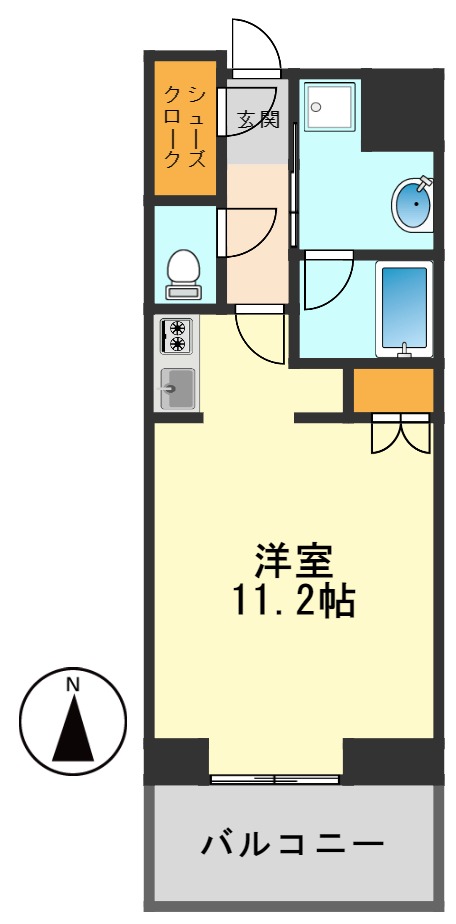 プラウドタワー小岩ファーストの間取り写真