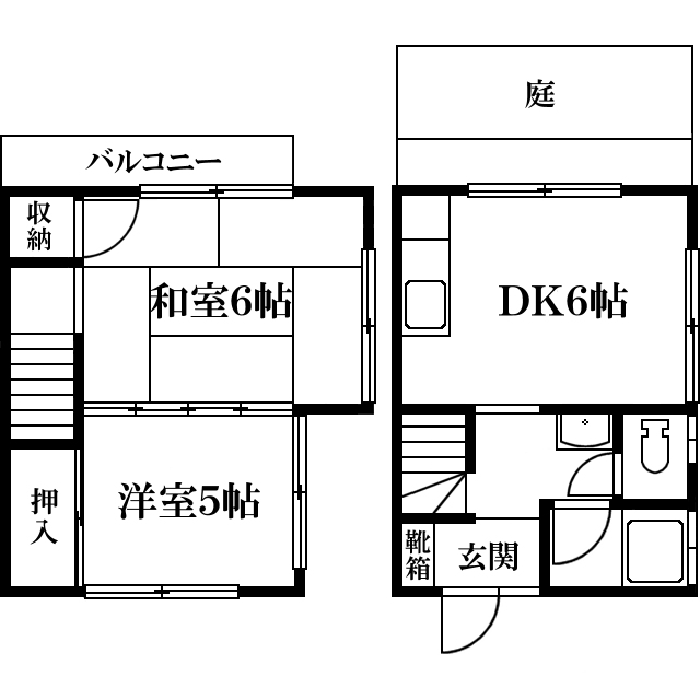 【コスモパレス佐藤の間取り】