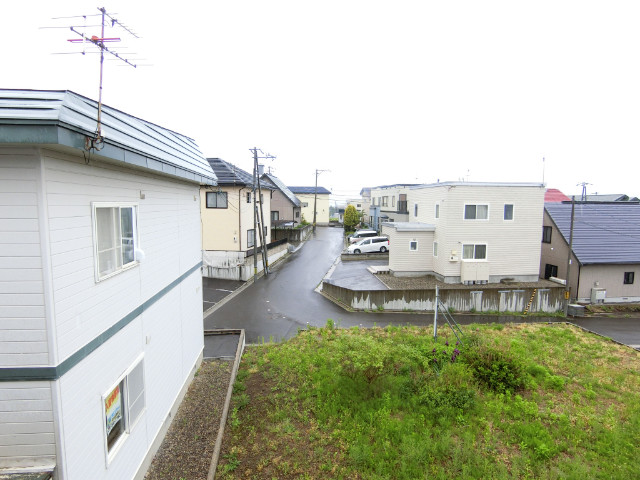 【函館市上野町のアパートの眺望】